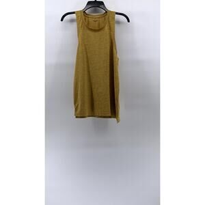 OLD NAVY ACTIVE Women's Mustard Yellow Crewneck Sleeveless Active Top SZ S